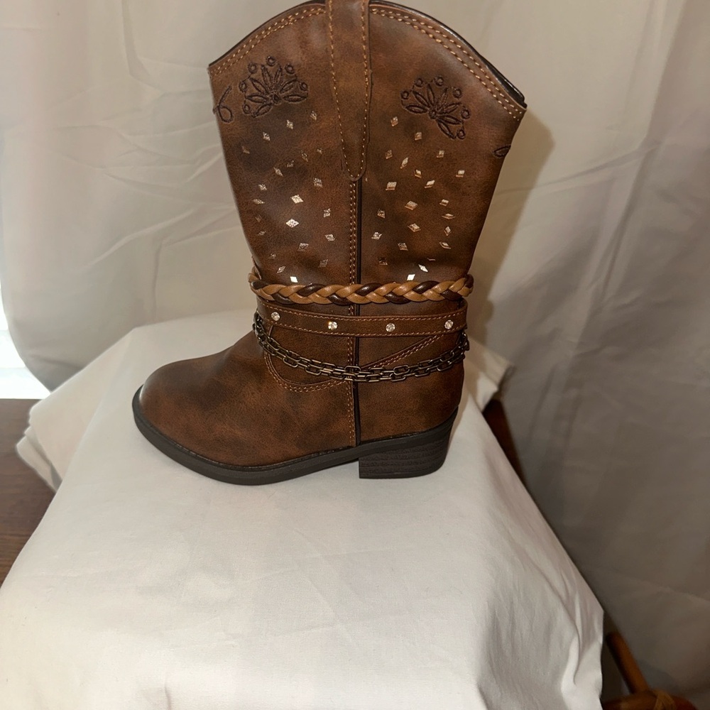 Brown Kids Boots